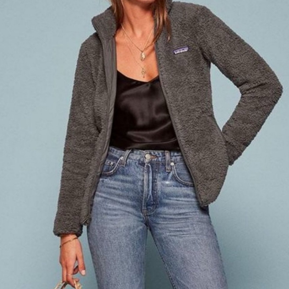 Womens Patagonia Gray Los Gatos Fleece Jacket XS